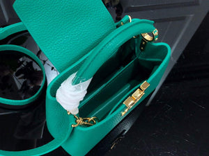 LV M56071 Louis Vuitton Capucines Mini Handbag Green - Default Title - View 9