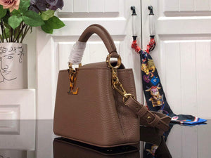 LV M56071 Louis Vuitton Capucines Mini Handbag Light brown - Default Title - View 2