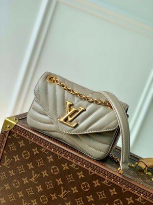 LV M56467 Louis Vuitton New Wave Multi-Pochette Leather M56466 Dark Green - Default Title - View 1