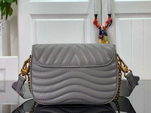 LV M56467 Louis Vuitton New Wave Multi-Pochette Leather M56466 Gray - Default Title - View 3