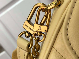 LV M56466 Louis Vuitton New Wave Multi-Pochette Leather M56467 Light Yellow - Default Title - View 4
