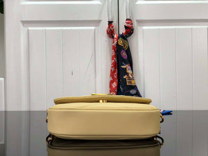 LV M56466 Louis Vuitton New Wave Multi-Pochette Leather M56467 Light Yellow - Default Title - View 7