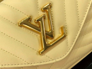 LV M56466 Louis Vuitton New Wave Multi-Pochette Leather M56467 Light Yellow - Default Title - View 8