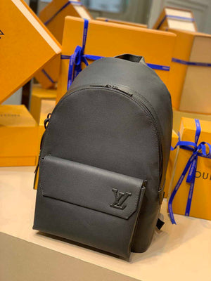 LV M57079 Louis Vuitton Backpack Lv Aerogram Black - Default Title - View 1