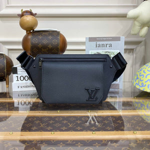 LV M57081 Louis Vuitton Takeoff Slingbag Black - Default Title - View 1