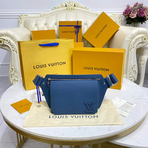 LV M57081 Louis Vuitton Takeoff Slingbag Navy blue - Default Title - View 1