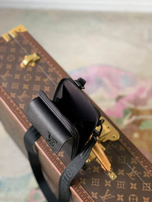 LV M57089 Louis Vuitton Phone Pouch Black - Default Title - View 7