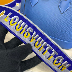 LV M57426 Louis Vuitton Alma BB Epi Handbag Blue - Default Title - View 6