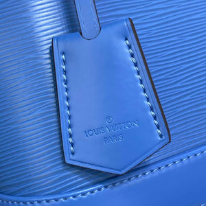 LV M57426 Louis Vuitton Alma BB Epi Handbag Blue - Default Title - View 8