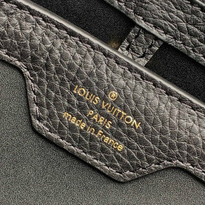 LV M57523 Louis Vuitton Capucines BB Handbag Black and Blue - Default Title - View 7