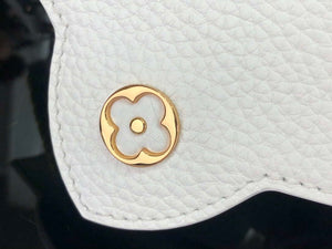 LV M57671 Louis Vuitton Capucines MM Handbag White - Default Title - View 5