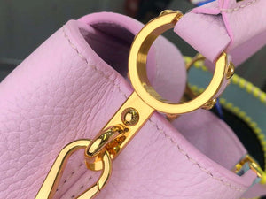 LV M57671 Louis Vuitton Capucines MM Handbag Pink - Default Title - View 5