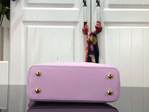 LV M57671 Louis Vuitton Capucines MM Handbag Pink - Default Title - View 8