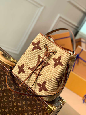 LV M57704 Louis Vuitton N¨¦ONO¨¦ MM Bag Apricot - Default Title - View 1