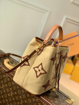 LV M57704 Louis Vuitton N¨¦ONO¨¦ MM Bag Apricot - Default Title - View 3