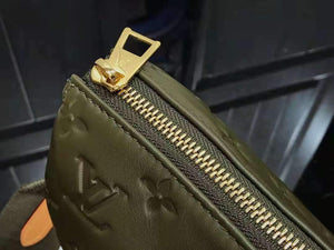 LV M57782 Louis Vuitton Coussin MM Embossed puffy Lambskin M57783 Bag Green - luxibagsmall