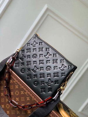 LV M57790 Louis Vuitton Coussin PM Handbag Black - Default Title - View 1
