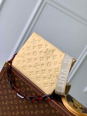 LV M57790 Louis Vuitton Coussin PM Handbag Yellow - Default Title - View 2