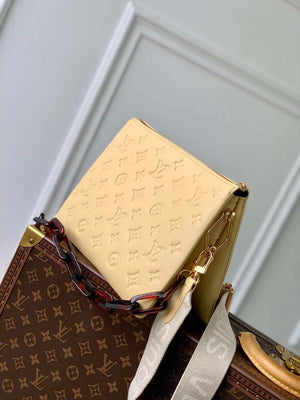 LV M57790 Louis Vuitton Coussin PM Handbag Yellow - Default Title - View 3