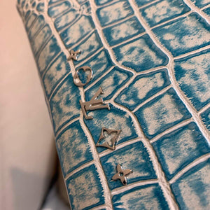 LV M57791 Louis Vuitton Coussin PM Crocodile pattern Bag Blue - Default Title - View 5
