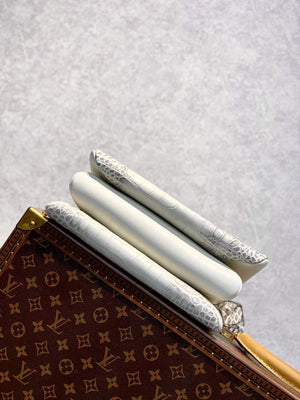 LV M57791 Louis Vuitton Coussin PM Crocodile pattern Bag White - Default Title - View 4