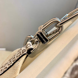 LV M57791 Louis Vuitton Coussin PM Crocodile pattern Bag White - Default Title - View 6