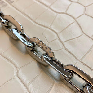 LV M57791 Louis Vuitton Coussin PM Crocodile pattern Bag White - Default Title - View 7