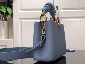 LV M58732 Louis Vuitton Capucines BB Handbag Blue - Default Title - View 2