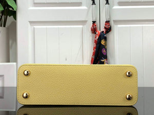 LV M58586 Louis Vuitton Capucines BB Handbag Yellow - Default Title - View 5