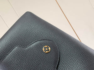LV M58732 Louis Vuitton Capucines MM Handbag Black - Default Title - View 7