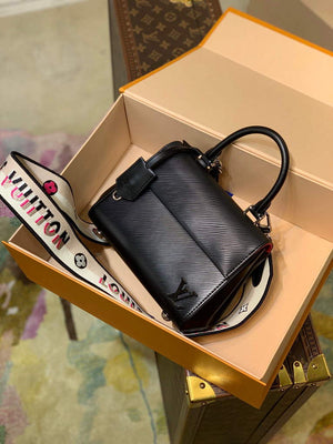 LV M58925 Louis Vuitton Cluny Mini Handbag Black - Default Title - View 1
