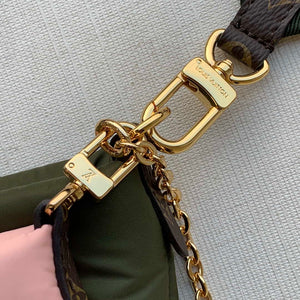 LV M58977 Louis Vuitton Maxi Multi Pochette Accessoires Bag M58980 Green and Pink - Default Title - View 5