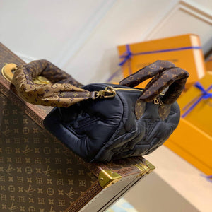 LV M59008 Louis Vuitton Speedy Bandouliere 25 Bag M59009 Black - Default Title - View 2