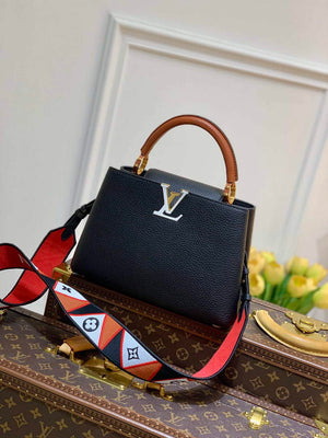 LV M59021 Louis Vuitton Capucines BB Handbag Black - Default Title - View 2