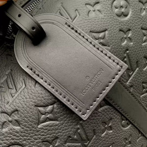 LV M59025 Louis Vuitton Keepall Bandouliere 50 Travel Bag Monogram taurillon leather Black - Default Title - View 5