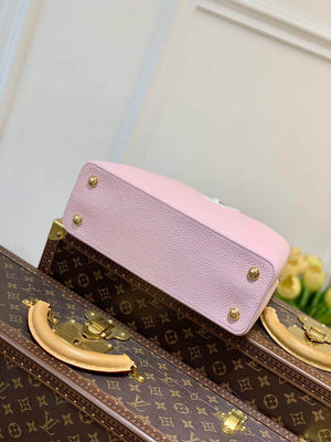 LV M59060 Louis Vuitton Capucines MM Handbag Rose Beige - Default Title - View 4