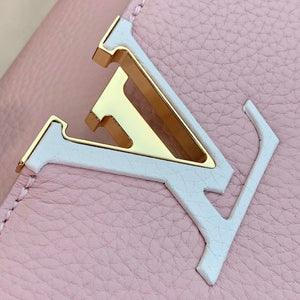 LV M59060 Louis Vuitton Capucines MM Handbag Rose Beige - Default Title - View 6