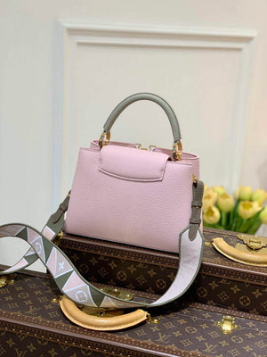 LV M59061 Louis Vuitton Capucines BB Handbag Rose Beige - Default Title - View 2