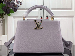 LV M59066 Louis Vuitton Capucines BB Handbag Taro Purple - Default Title - View 1