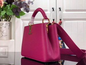 LV M59066 Louis Vuitton Capucines BB Handbag Deep Rose - Default Title - View 2