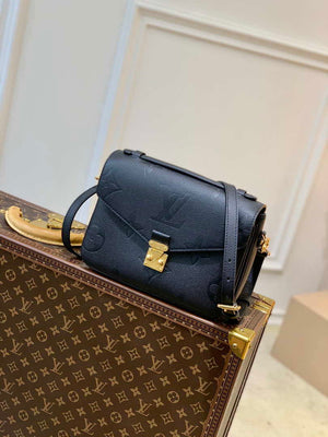 LV M59211 Louis Vuitton Empreinte Pochette Metis M41487 Black - Default Title - View 1
