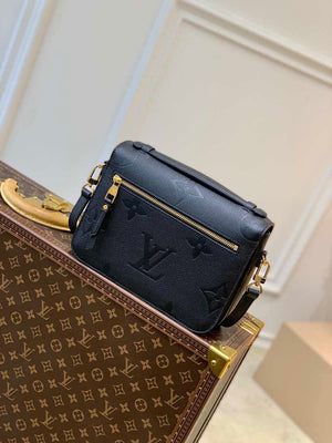 LV M59211 Louis Vuitton Empreinte Pochette Metis M41487 Black - Default Title - View 2
