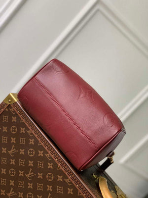 LV M59273 Louis Vuitton Speedy Bandouliere 25 Handbag Wine Red - Default Title - View 4