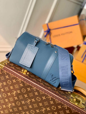 LV M59328 Louis Vuitton City Keepall Bag Blue - Default Title - View 1