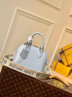 LV M59345 Louis Vuitton Alma BB Bag Blue - Default Title - View 1