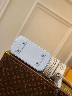 LV M59345 Louis Vuitton Alma BB Bag Blue - Default Title - View 5