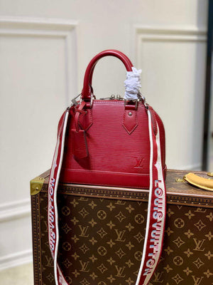 LV M59345 Louis Vuitton Alma BB Bag Red - Default Title - View 1