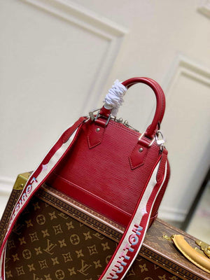 LV M59345 Louis Vuitton Alma BB Bag Red - Default Title - View 2
