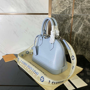 LV M59345 Louis Vuitton Alma BB Epi Handbag Sky Blue - Default Title - View 3