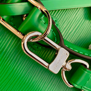 LV M59357 Louis Vuitton Alma BB Bag Serpentine Green - Default Title - View 8